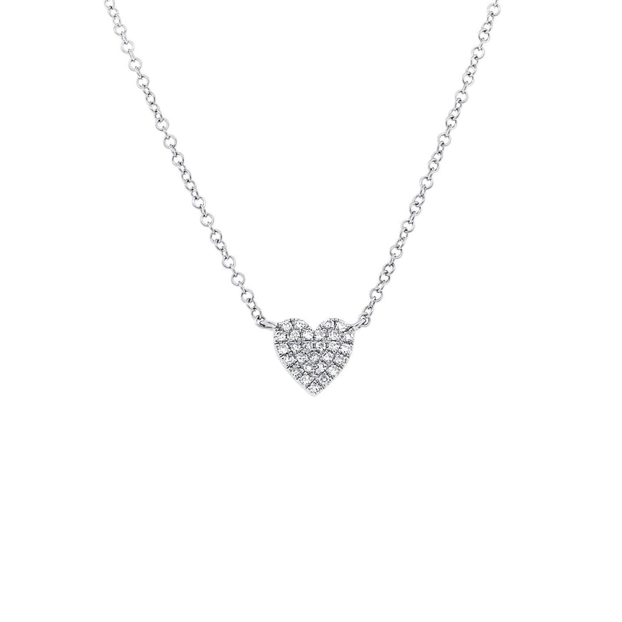 Shy Creation Diamond Heart Necklace - SC55002132