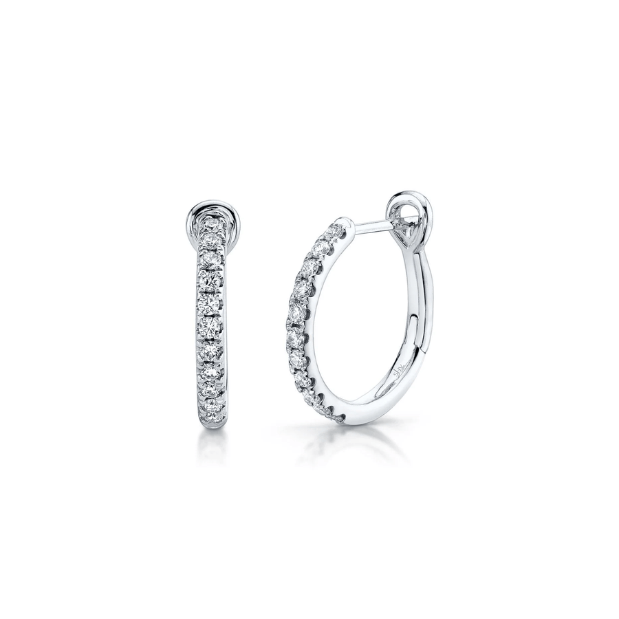 Shy Creation Diamond Hoop Earrings 0.26 CT - SC22005536