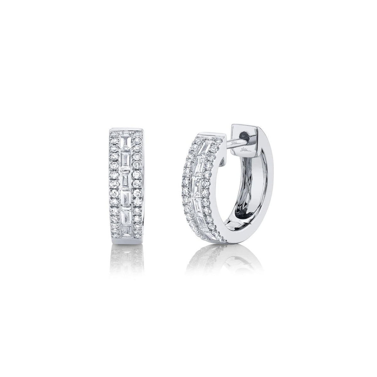 Shy Creation Diamond Huggie Earrings 0.34 CT - SC55006312
