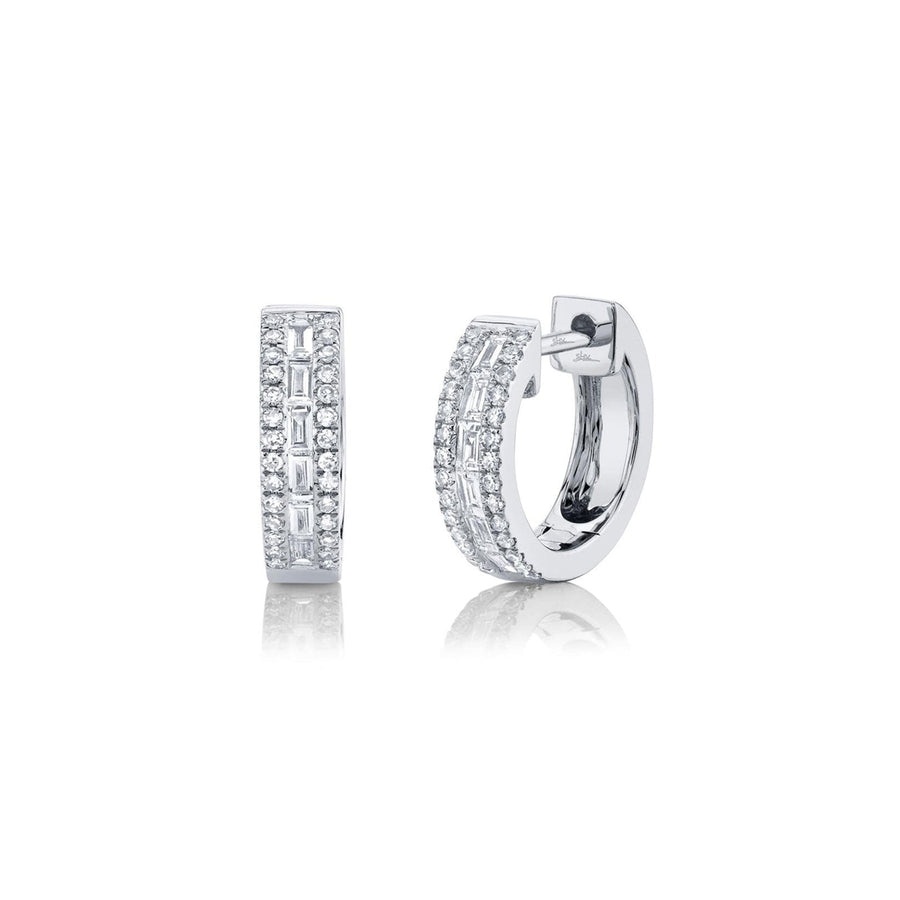 Shy Creation Diamond Huggie Earrings 0.34 CT - SC55006312