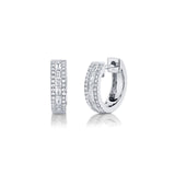 Shy Creation Diamond Huggie Earrings 0.34 CT-Shy Creation Diamond Huggie Earrings 0.34 CT - SC55006312