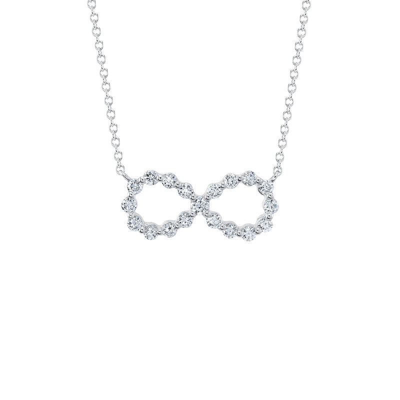 Shy Creation Diamond Infinity Necklace 0.44 CT-Shy Creation Diamond Infinity Necklace 0.44 CT - SC55022862