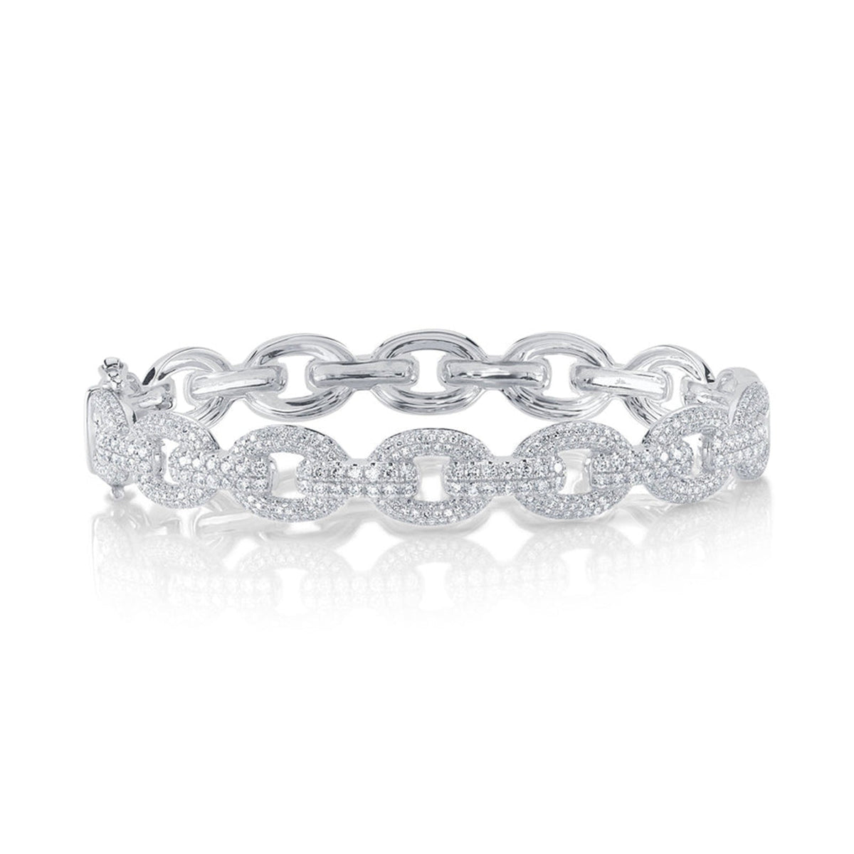 Shy Creation Diamond Link Bangle 1.95 CT - SC55025552ZS