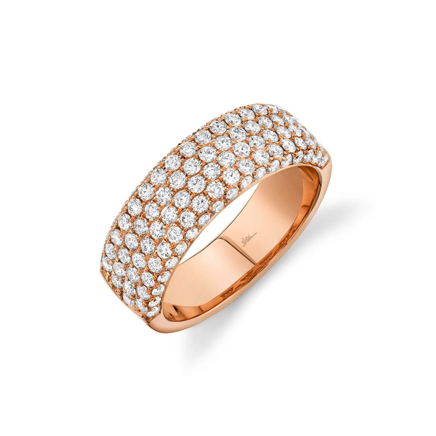 Shy Creation Diamond Pave Band 1.32 CT - SC28023448
