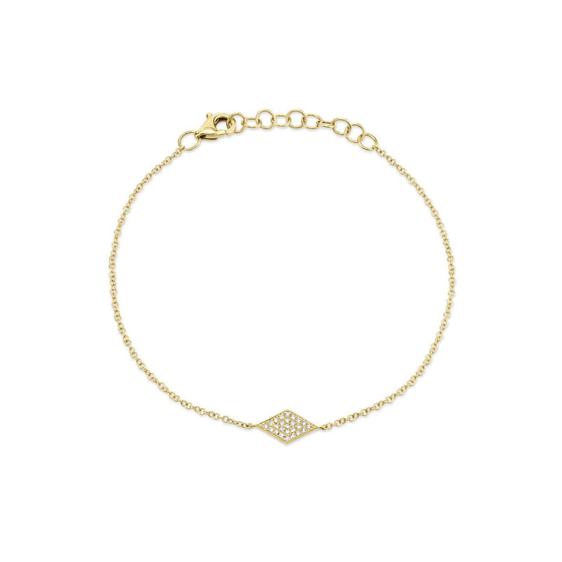 Shy Creation Diamond Pave Diamond Shape Bracelet 0.06 CT-Shy Creation Diamond Pave Diamond Shape Bracelet 0.06 CT - SC55002980