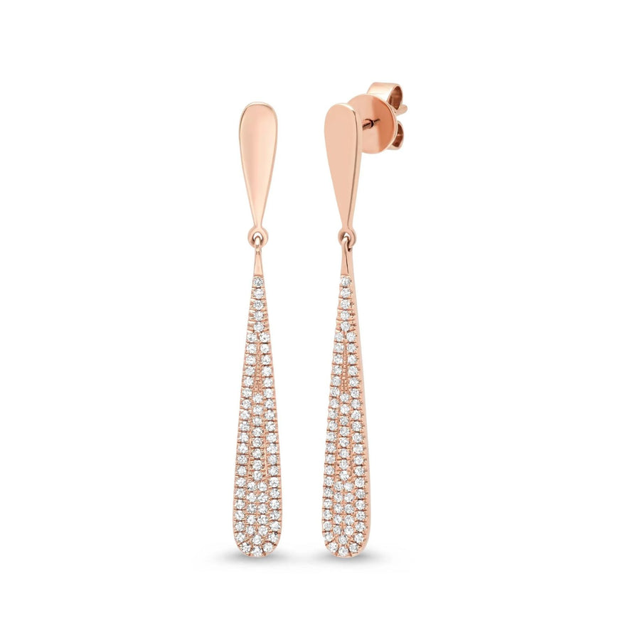 Shy Creation Diamond Pave Earrings 0.31 CT - SC55001685