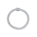 Shy Creation Diamond Pave Link Bracelet 1.69 CT-Shy Creation Diamond Pave Link Bracelet 1.69 CT - SC55005671V2