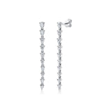 Shy Creation Diamond Pear Earrings 1.70 CT-Shy Creation Diamond Pear Earrings 1.70 CT - SC55024441V2