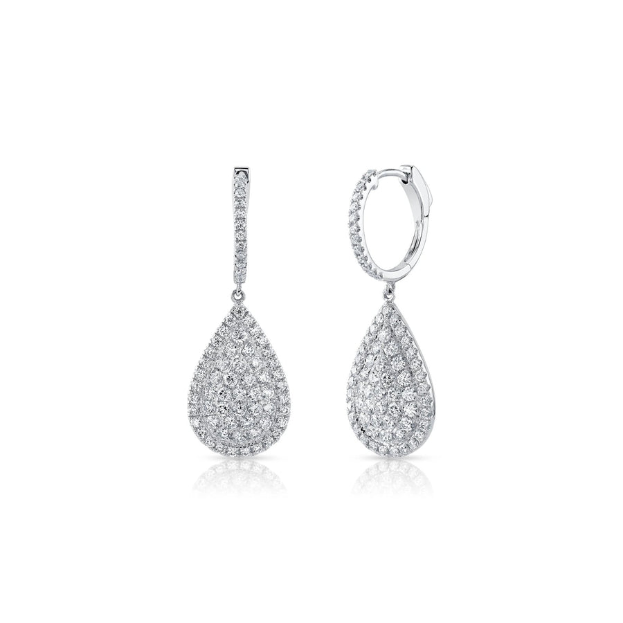 Shy Creation Diamond Pear Earrings 2.18 CT - SC55024145