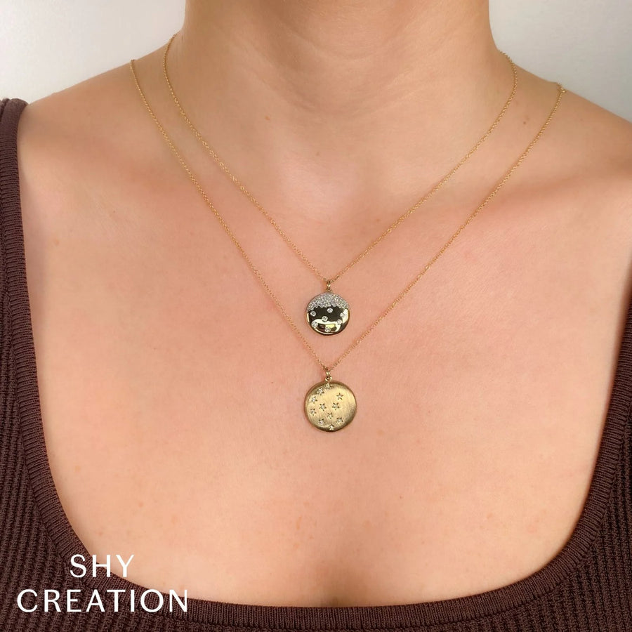 Shy Creation Diamond Star Necklace 0.06 CT - SC55020163V3