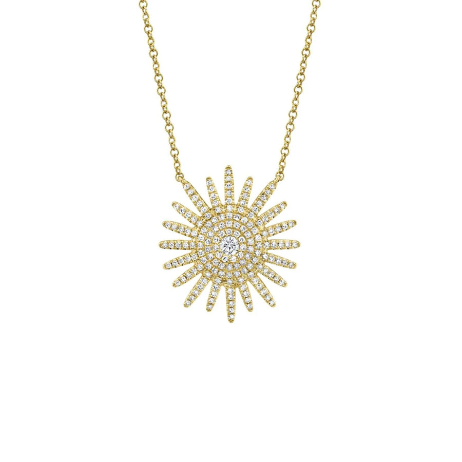 Shy Creation Diamond Starburst Necklace 0.43 CT - SC55004270