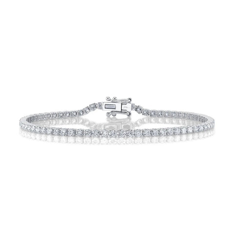 Shy Creation Diamond Tennis Bracelet 2.82 CT-Shy Creation Diamond Tennis Bracelet 2.82 CT - SC55023729