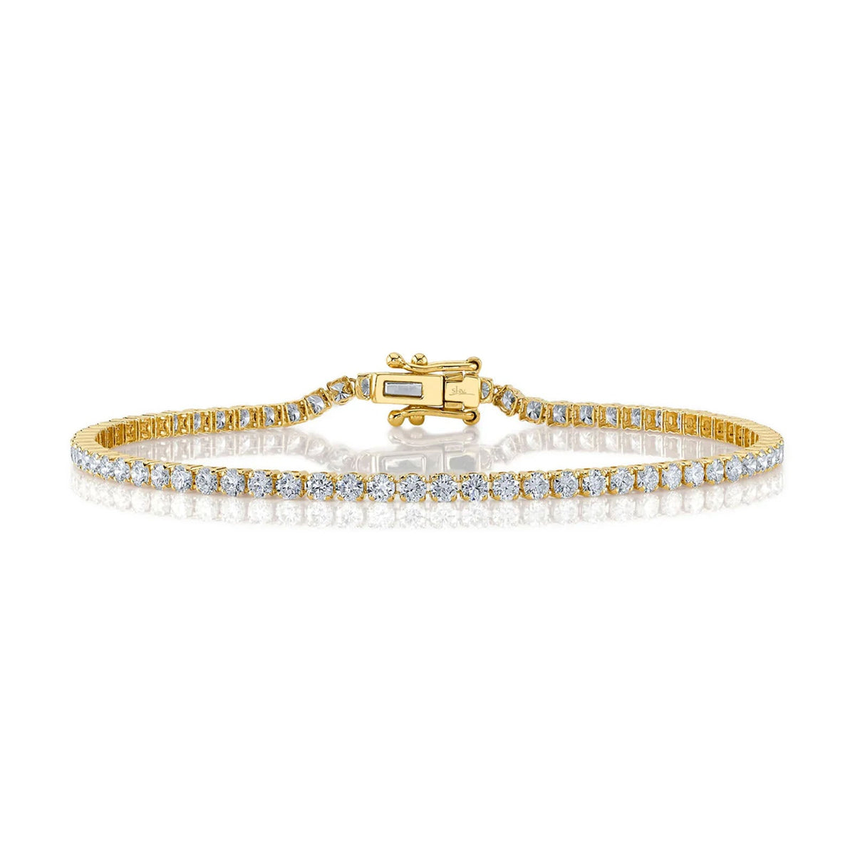 Shy Creation Diamond Tennis Bracelet 2.82 CT - SC55023730