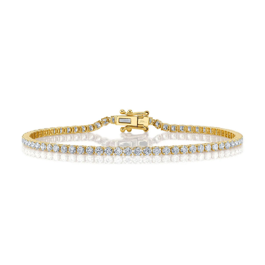 Shy Creation Diamond Tennis Bracelet 2.82 CT - SC55023730