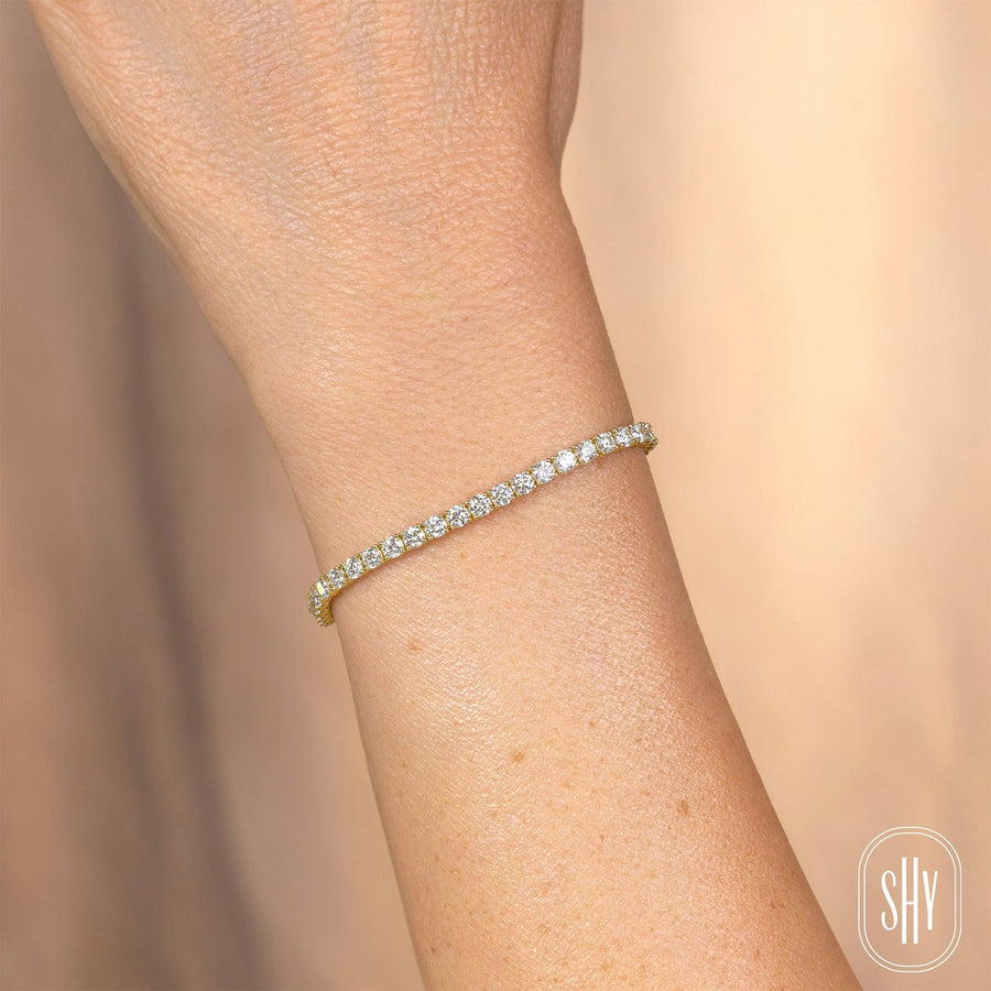 Shy Creation Diamond Tennis Bracelet 5.00 CT