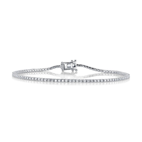 Shy Creation Diamond Tennis Bracelet 1.24 CT-Shy Creation Diamond Tennis Bracelet - SC22008835