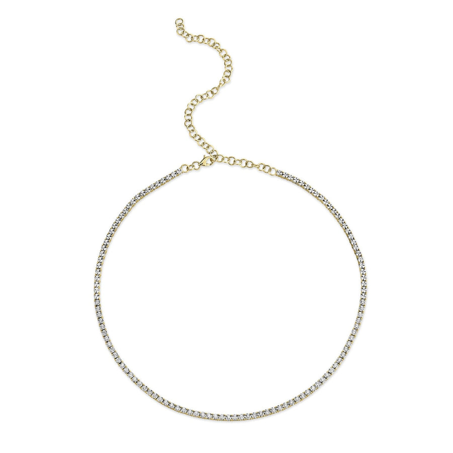 Shy Creation Diamond Tennis Necklace 0.95 CT - SC55009470