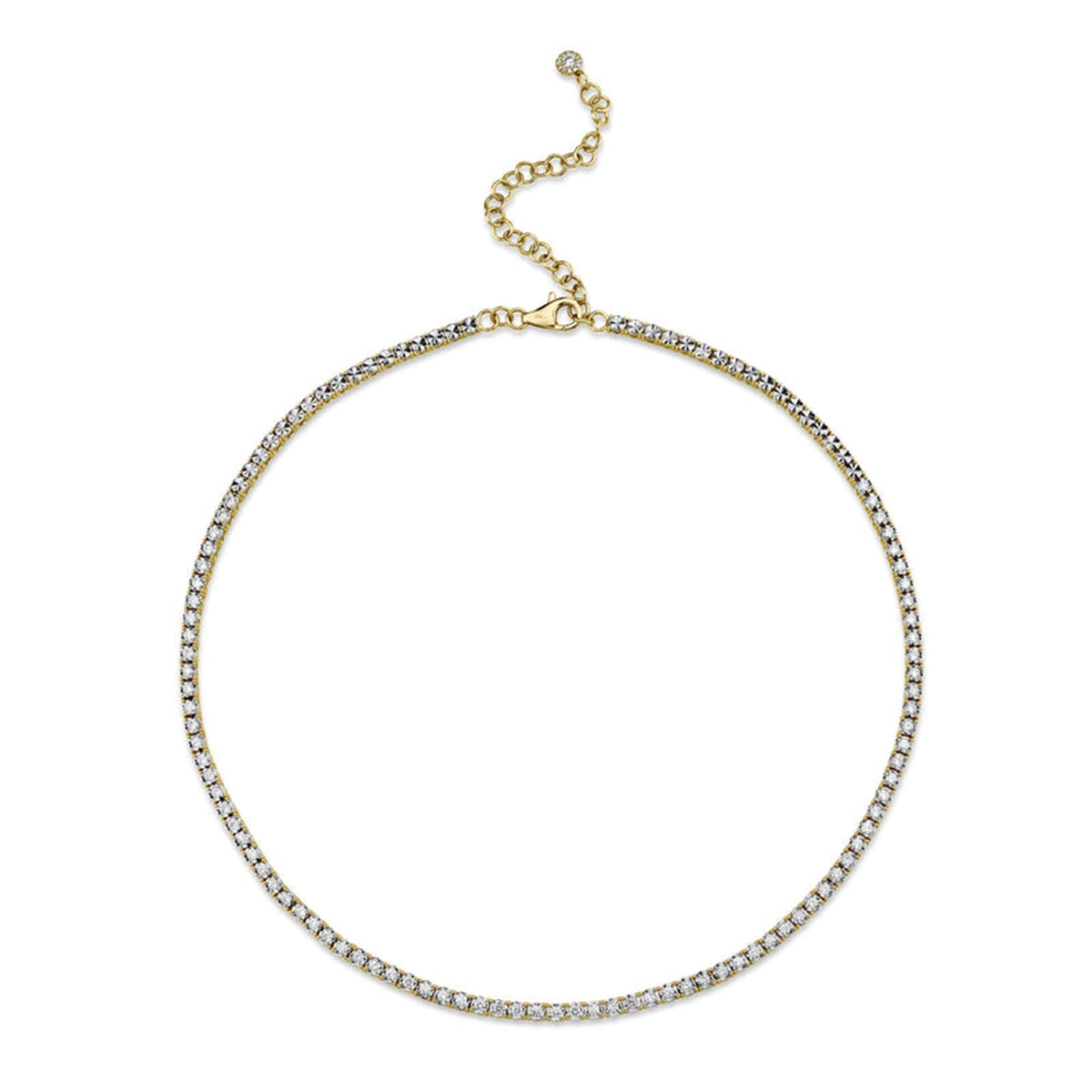Shy Creation Diamond Tennis Necklace 2.49 CT - SC55005147