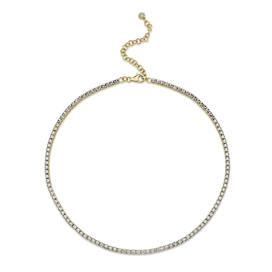 Shy Creation Diamond Tennis Necklace 2.49 CT - SC55005147