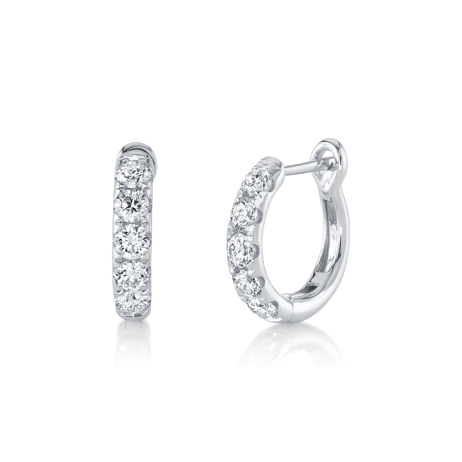 Shy Creation Eternal Diamond Huggie Earrings 0.81CT - SC22006121V2