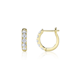 Shy Creation Eternal Diamond Huggie Earrings-Shy Creation Eternal Diamond Huggie Earrings - SC22006122V2