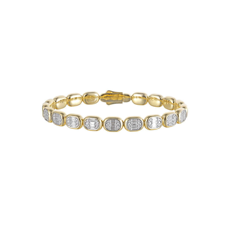 Shy Creation Icon Lumeria Diamond Bangle 1CT - BB22001075V4ZS
