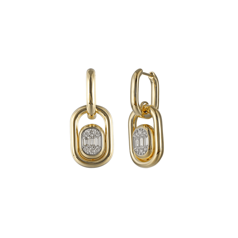 Shy Creation Icon Lumeria Diamond Earrings 0.40 CT-Shy Creation Icon Lumeria Diamond Earrings 0.4CT - B22001016V3