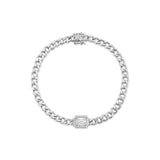 Shy Creation Diamond Baguette Link Bracelet 0.30 CT-Shy Creation Kate Diamond Baguette Link Bracelet - SC36214705