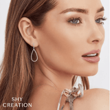 Shy Creation Kate Diamond Earrings 0.4CT-Shy Creation Kate Diamond Earrings 0.4CT - SC22003282V2