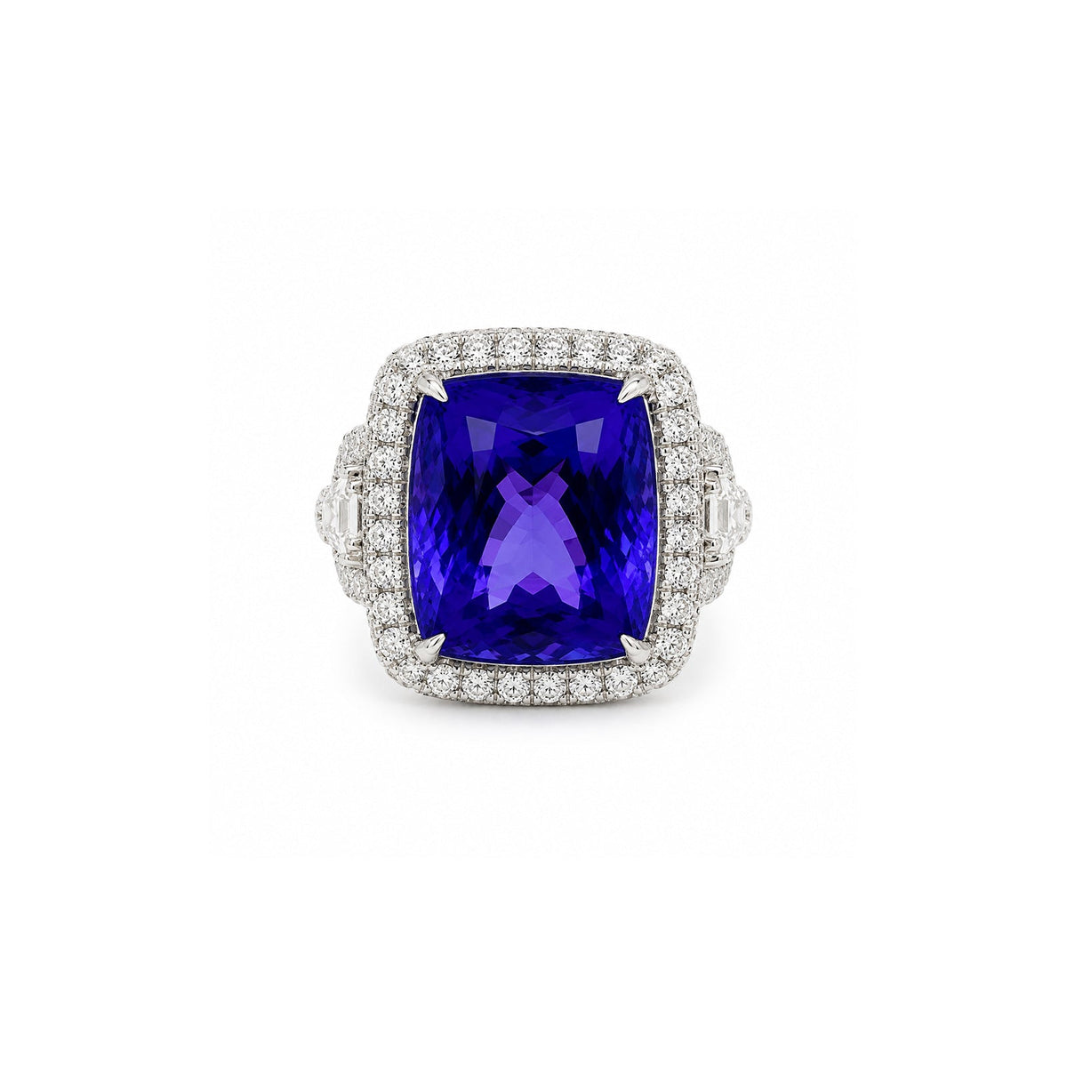 Tanzanite Diamond Ring