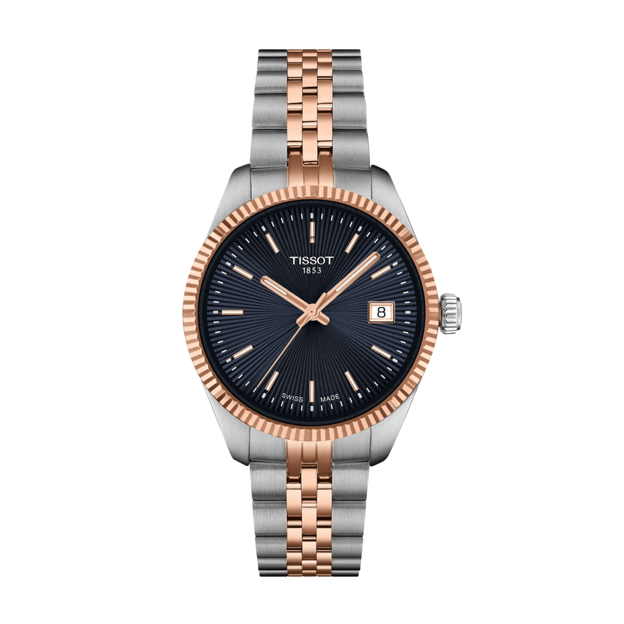 Tissot Ballade 34mm, Blue/Rose Gold - T156.210.22.041.00