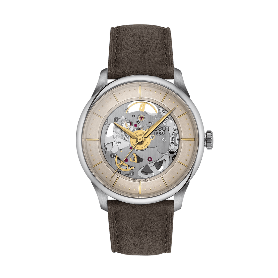 Tissot Chemin Des Tourelles Skeleton 39mm T139.836.16.261.00