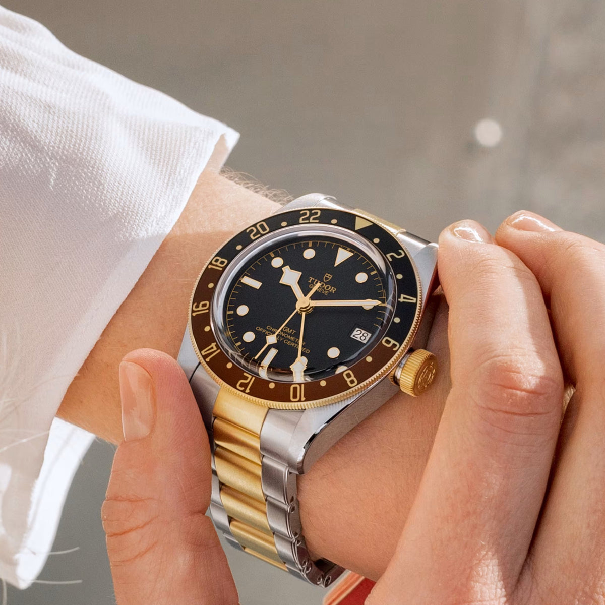 TUDOR Black Bay GMT 41mm S&G - M79833MN - 0001