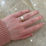 Two Tone Diamond Ring-Two Tone Diamond Ring - DREDW00216