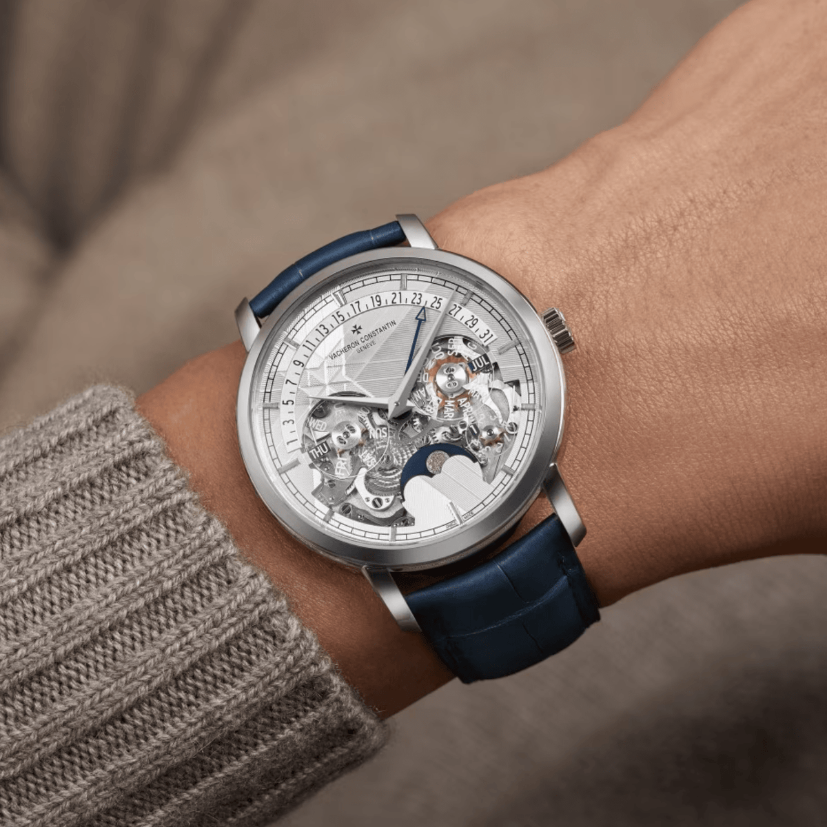 Vacheron Constantin Traditionnelle Perpetual Calendar Retrograde Date Openface - 4030T/000P - H054