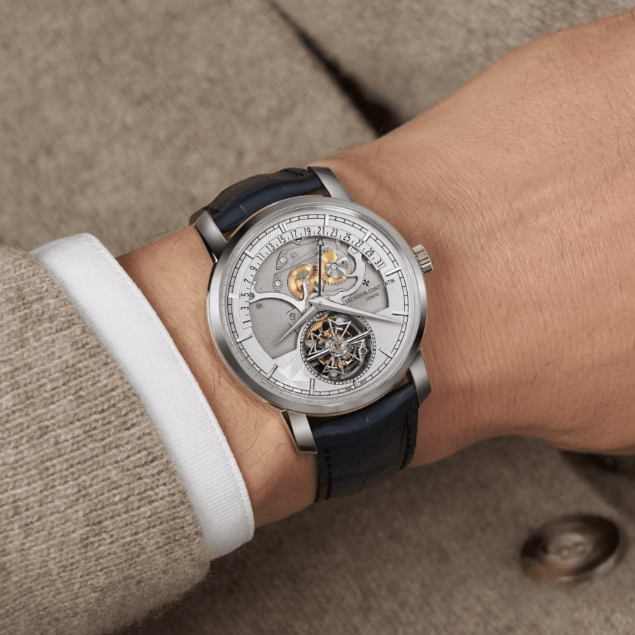 Vacheron Constantin Traditionnelle Tourbillon Retrograde Date Openface - 6010T/000P - H055