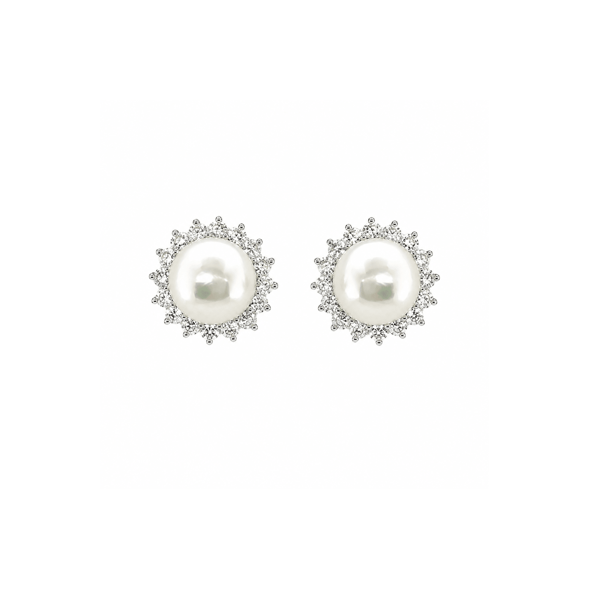white south sea culutred pearl diamond