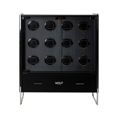 Wolf 12 Piece Watch Winder Cabinet-Wolf 12 Piece Watch Winder Cabinet - 466602