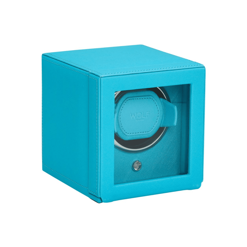 WOLF Cub Single Watch Winder Tutti Frutti Turquoise-WOLF Cub Single Watch Winder Tutti Frutti Turquoise - 461124