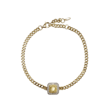 Yellow Diamond Bracelet-Yellow Diamond Bracelet - DBEDW00638