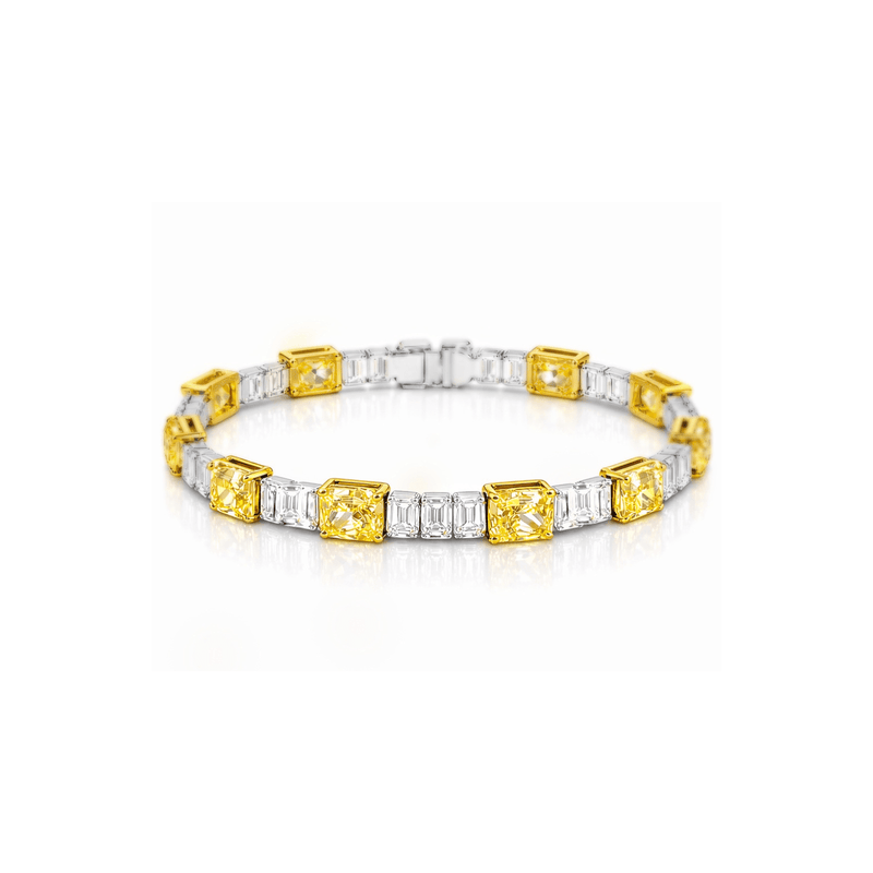 Yellow Diamond Bracelet-Yellow Diamond Bracelet DBNOV00125