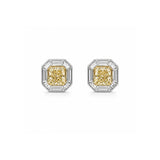 Yellow Diamond Earrings-Yellow Diamond Earrings