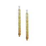Yellow Diamond Earrings-Yellow Diamond Earrings - DETIJ01768