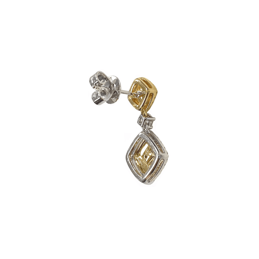 Yellow Diamond Earrings - ERDIA359180