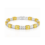 Yellow Diamond Line Bracelet-Yellow Diamond Line Bracelet - DBNOV00125