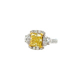 Yellow Diamond Ring-Yellow Diamond Ring - DRSOL10785