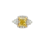 Yellow Diamond Ring-Yellow Diamond Ring - DRSOL10785