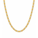Yellow Gold and Diamond Geometric Hexagon Necklace-Yellow Gold and Diamond Geometric Hexagon Necklace