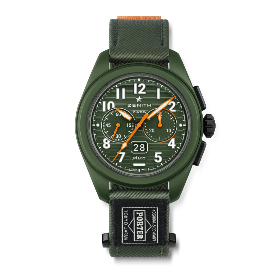 Zenith Pilot Big Date Flyback Porter - 49.4001.3652/63.I001