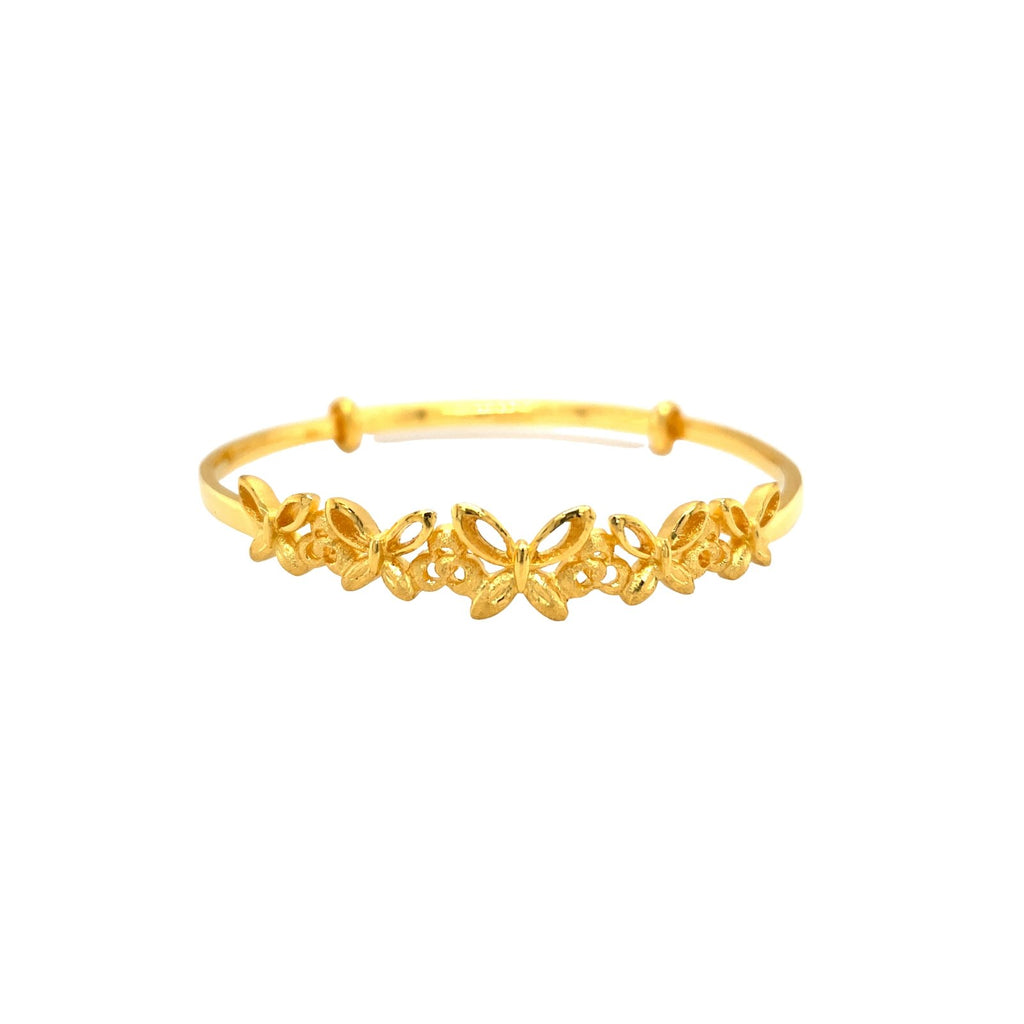 Lavish Textured 22K Gold Orb Bolo Bracelet | 22k gold bracelet, Yellow gold  bangle, Gold bracelet